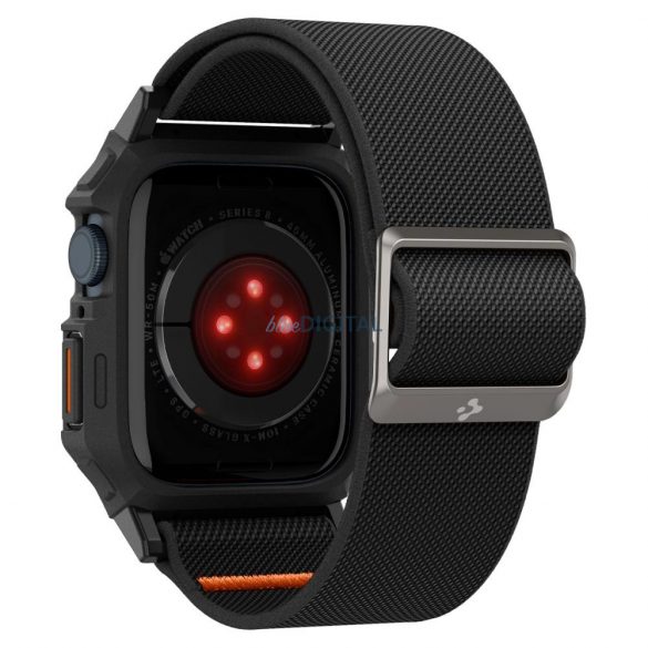 Husă Spigen Lite Fit Pro cu curea pentru Apple Watch 4 / 5 / 6 / 7 / 8 / 9 / SE (44 / 45 mm) - negru mat