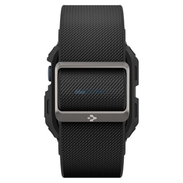 Husă Spigen Lite Fit Pro cu curea pentru Apple Watch 4 / 5 / 6 / 7 / 8 / 9 / SE (44 / 45 mm) - negru mat