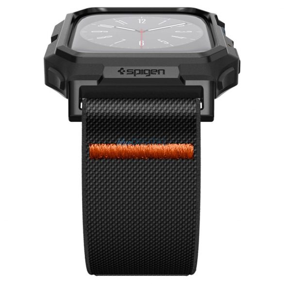 Husă Spigen Lite Fit Pro cu curea pentru Apple Watch 4 / 5 / 6 / 7 / 8 / 9 / SE (44 / 45 mm) - negru mat