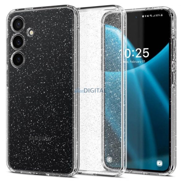 Husa Spigen Liquid Crystal pentru Samsung Galaxy S24 - transparenta si stralucitoare