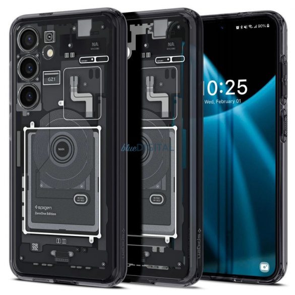 Husă Spigen Ultra Hybrid pentru Samsung Galaxy S24 - gri închis (model Zero One)