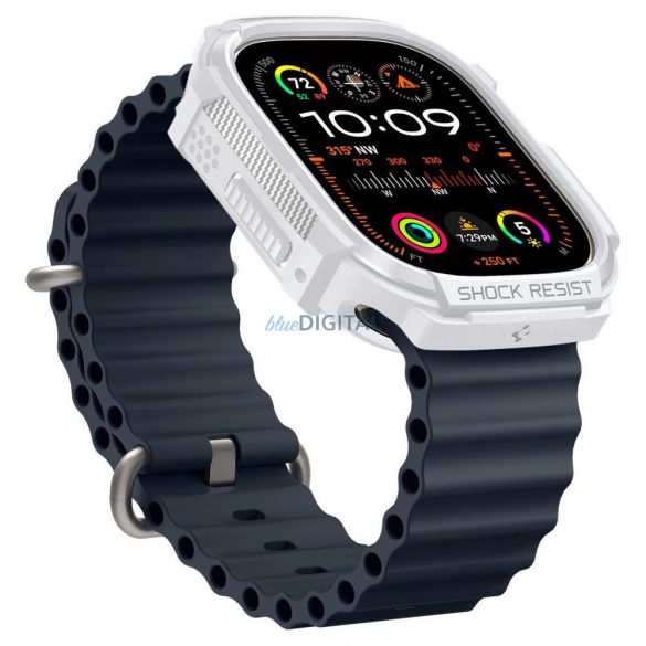 Etui Spigen Rugged Armor pe Apple Watch Ultra 1 / 2 (49 mm) - białe