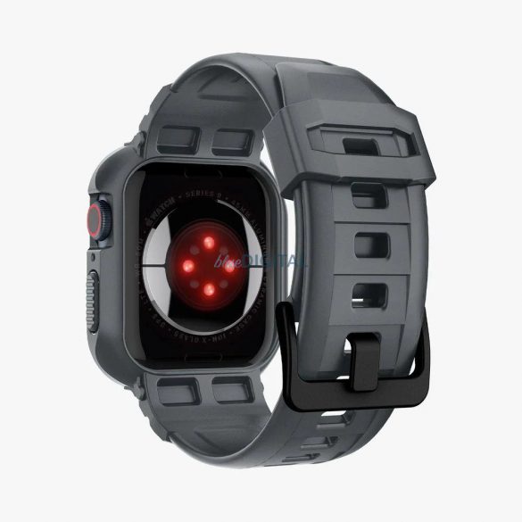 Husă Spigen Rugged Armor Pro pentru Apple Watch 4 / 5 / 6 / 7 / 8 / 9 / SE (44 / 45 mm) - Gri închis