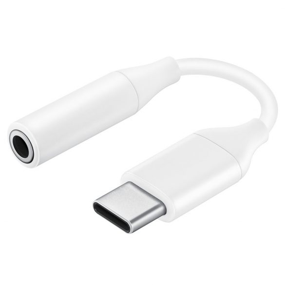 Adaptor pentru căști Samsung Mini mufă de 3,5 mm (femă) - USB tip C (mascul) Alb (EE-UC10JUWEGWW)