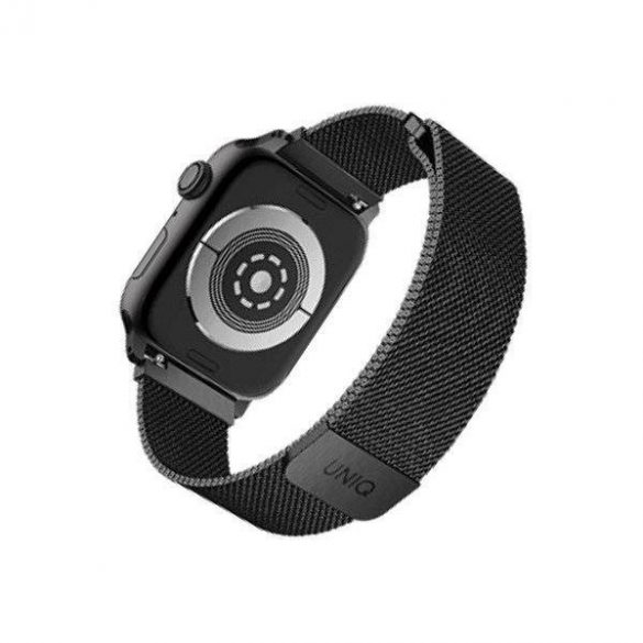 UNIQ Dante Apple Watch Series 4 40mm curea de ceas din oțel inoxidabil negru