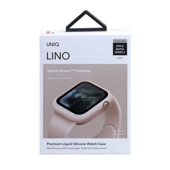 UNIQ Lino Apple Watch Series 5/4 44MMHusăde protecție roz pentru ceas