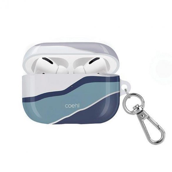 Husă de protecție UNIQ Coehl Ciel AirPods Pro albastru crepuscul