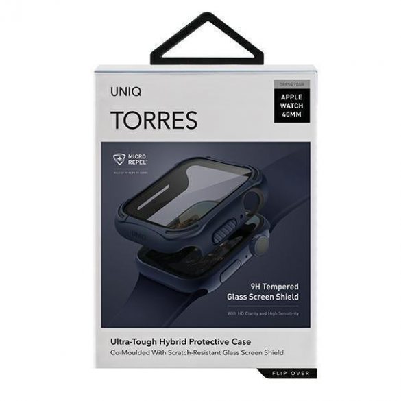 Carcasa UNIQ Torres Apple Watch Series 4/5/6 / SE de 40 mm. albastru / albastru nautic