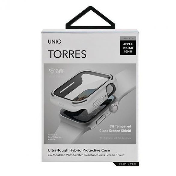 UNIQ Torres Apple Watch Series 4/5/6 / SE 40mm husă. alb / porumbel alb