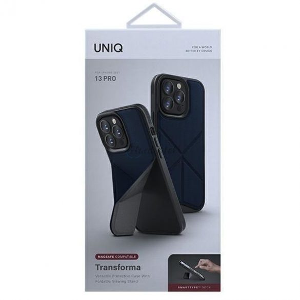 Husa Uniq Transforma iPhone 13 Pro / 13 6.1" albastru / albastru electric MagSafe