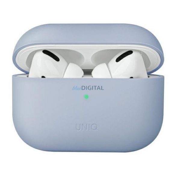 Husă Uniq Lino AirPods Pro Silicon albastru/albastru arctic