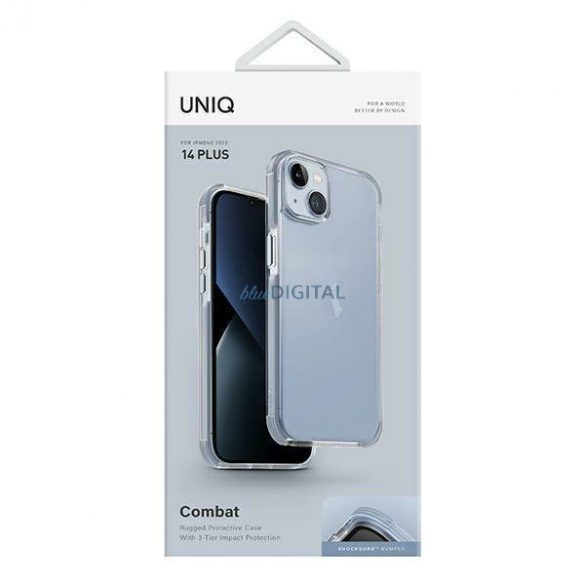 Husă Uniq Combat iPhone 14 Plus 6.7" albastru/albastru arctic