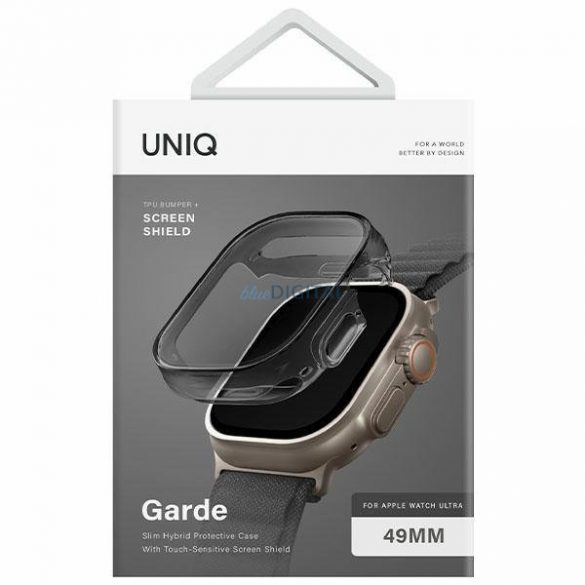 Carcasa Uniq Garde Apple Watch Ultra de 49 mm. gri/gri afumat