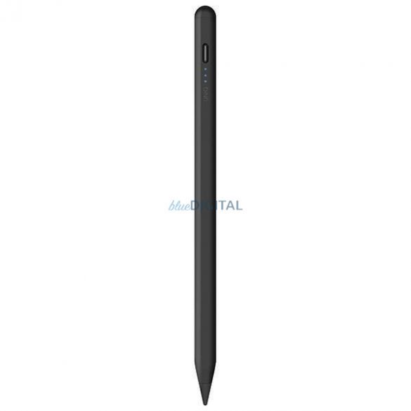 Husa Uniq Pixo Lite cu stylus magnetic pentru iPad negru/negru grafit