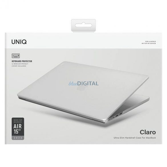 Etui UNIQ Claro MacBook Air 15'' (2023) - przezroczyste