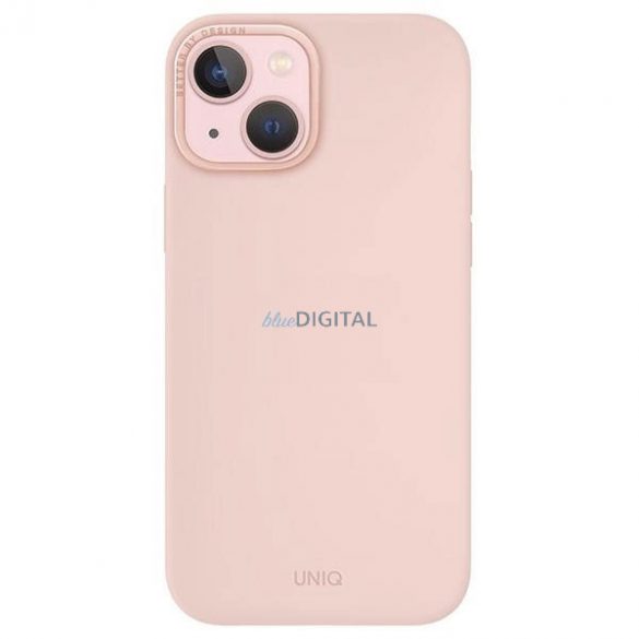 Husă de încărcare Uniq Lino Hue Magclick pentru iPhone 15 - roz