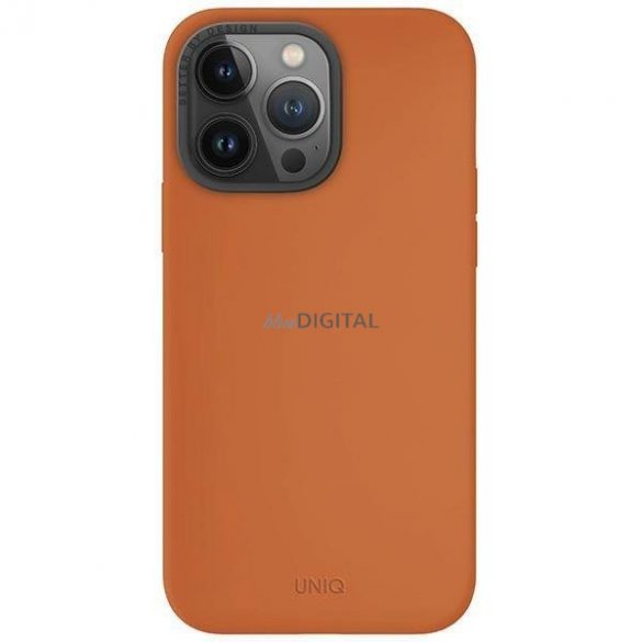 Husă Uniq Lino Hue iPhone 15 Pro Max 6,7" Magclick Charging portocaliu/portocaliu apus de soare