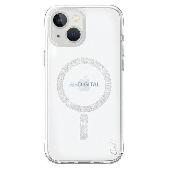 Husă Uniq Coehl Glace iPhone 15 6.1" Încărcare magnetică argintiu/argintiu strălucitor