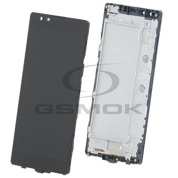 LCD + TOUCH PAD COMPLET LG K210 K220 X POWER BLACK CU CADRU FĂRĂ LOGO