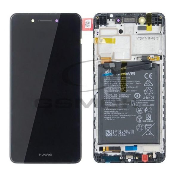 LCD + TOUCH PAD COMPLET HUAWEI NOVA CAN-L01 CU CADRU ȘI BATERIE GRI 02351BKC SERVICE PACK ORIGINAL