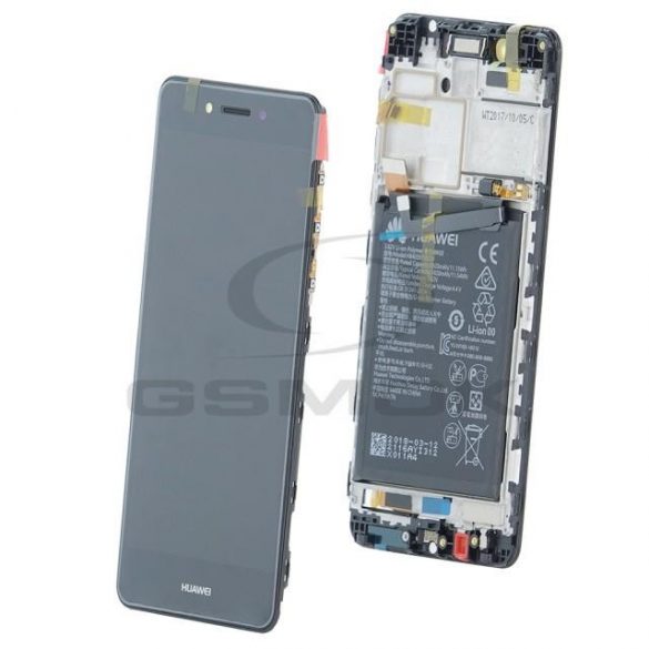 LCD + TOUCH PAD COMPLET HUAWEI NOVA CAN-L01 CU CADRU ȘI BATERIE GRI 02351BKC SERVICE PACK ORIGINAL