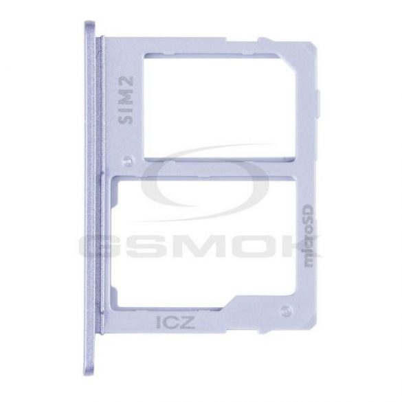 SUPORT CARD SIM SI CARD DE MEMORIE SAMSUNG J600 GALAXY J6 2018 LAVANDA GH63-15696B [ORIGINAL]