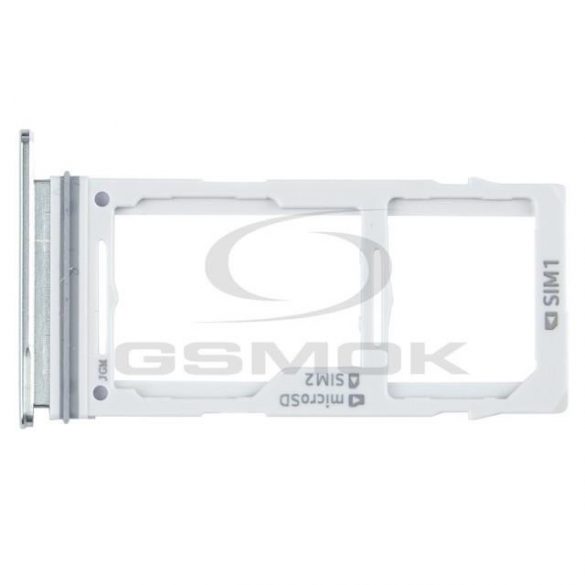 SUPORT CARD SIM SI CARD DE MEMORIE SAMSUNG G970 GALAXY S10E PRISM WHITE GH98-43759B [ORIGINAL]