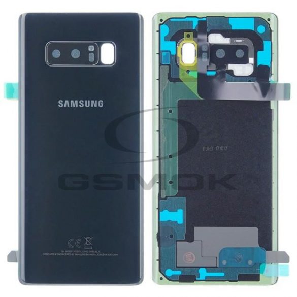 CAPAC BATERIE CARCASA SAMSUNG N950 GALAXY NOTE 8 NEGRU GH82-14979A PACHET SERVICE ORIGINAL