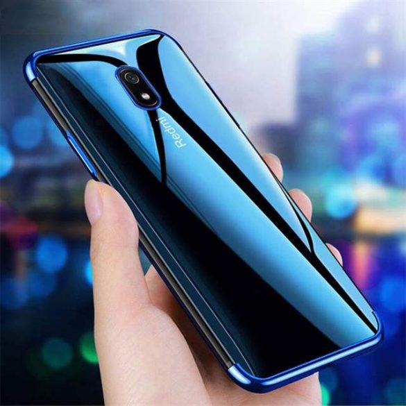 Clear Color Gel husă TPU Galvanized Frame husăuri de telefon Xiaomi redmi 8A husăuri de telefon negru