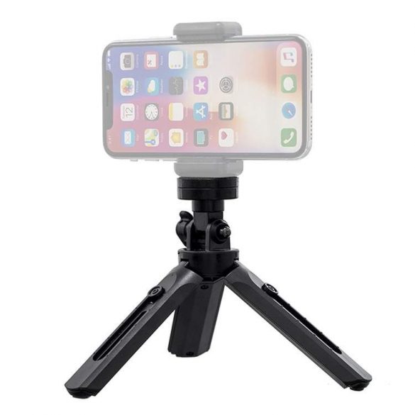 Mini Tripod montare telefon montare selfie stick camera GoPro mount negru