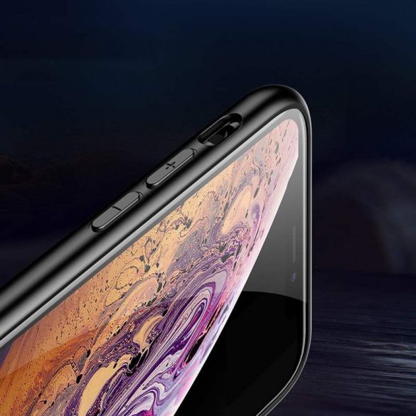 Carcasă din sticlă colorată din sticlă securizată rezistentă din sticlă temperată și husă pentru telefon cu cameră pentru iPhone 11 Pro Max model 1