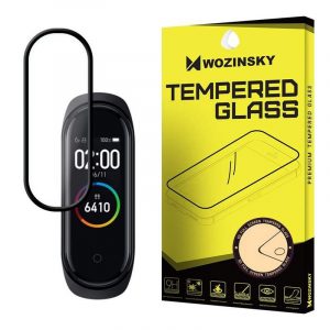 Wozinsky Full Glue Folie securizată Xiaomi Mi Band 6 / Mi Band 5 cu luneta neagră