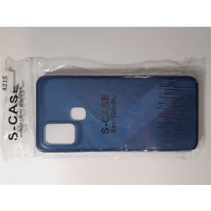 S-tok cu Husă elastic TPU pentru Samsung Galaxy A21S albastru husă de telefon