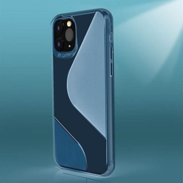 Husa S cu husa flexibila Husa TPU Husa telefon albastra Huawei P smart 2020