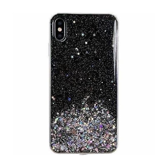 Wozinsky Star Glitter Shining husă iPhone 12 mini 5.4 negru husăuri de telefon