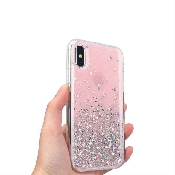 Wozinsky Star Glitter Shining husă iPhone 12 mini 5.4 husă telefon roz