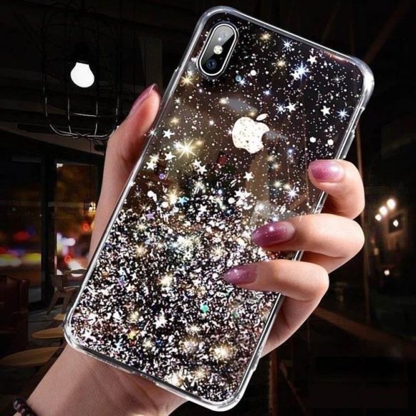 Wozinsky Star Glitter Shining husă iPhone 12 mini 5.4 husă telefon roz