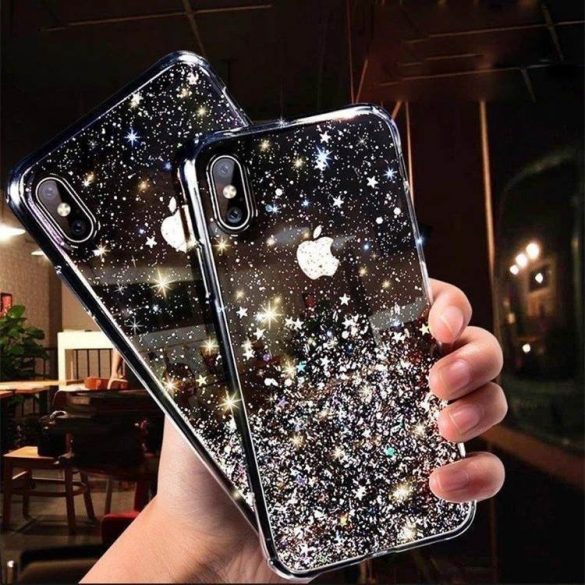 Wozinsky Star Glitter Shining husă iPhone 12 mini 5.4 husă telefon roz