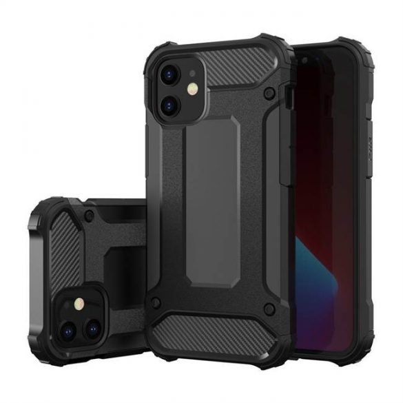 Hybrid Armor Husă Hard Husă iPhone 12 Pro Max negru Phone Husăs