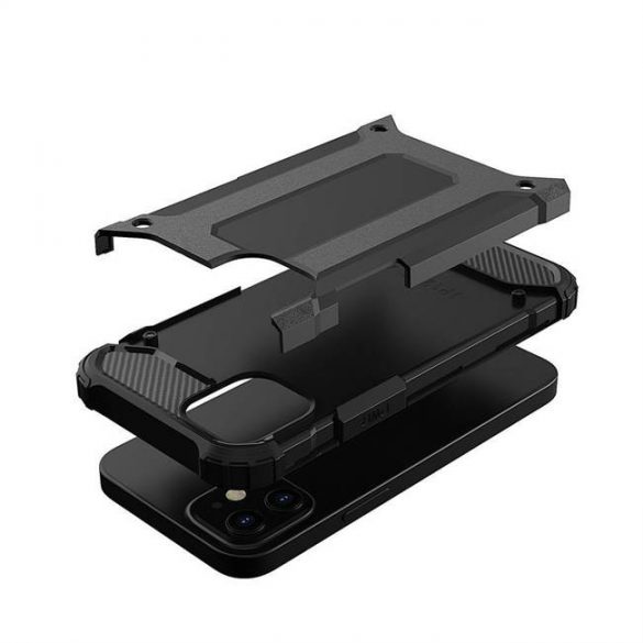 Hybrid Armor Husă Hard Husă iPhone 12 Pro Max negru Phone Husăs