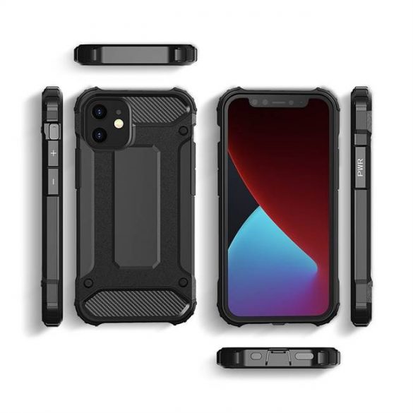 Hybrid Armor Husă Hard Husă iPhone 12 Pro Max negru Phone Husăs