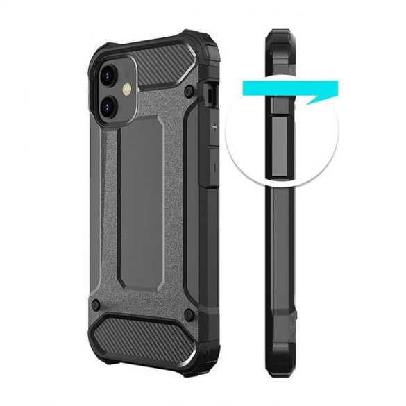 Hybrid Armor Husă Hard Husă iPhone 12 Pro Max negru Phone Husăs