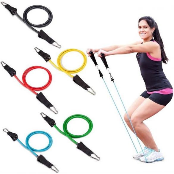 Wozinsky set de 5 benzi de fitness expander + accesorii