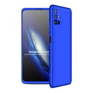 Husă de protecție GKK 360 Carcasă față și spate Husă completă Samsung Galaxy M51 albastru