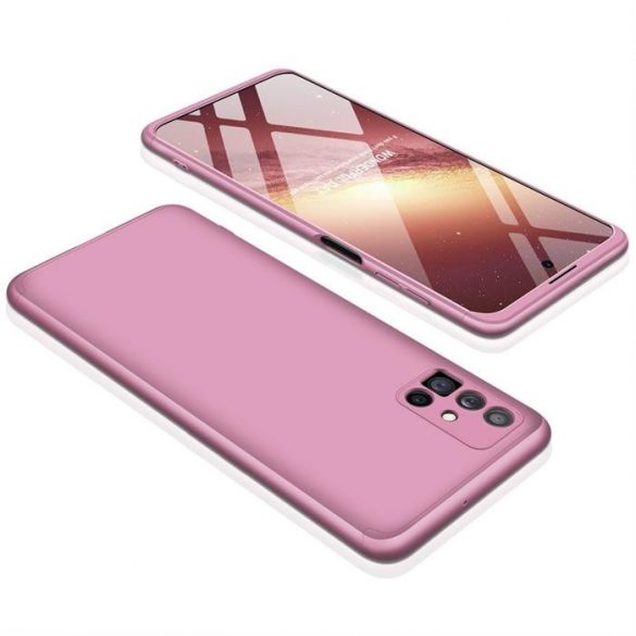 GKK 360 ProtecțieHusăfață și spateHusăcompletă corp Husă Samsung Galaxy M51 roz