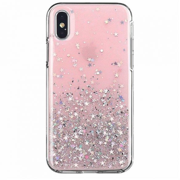 Husa Wozinsky Star Glitter Shining pentru Samsung Galaxy M51 roz