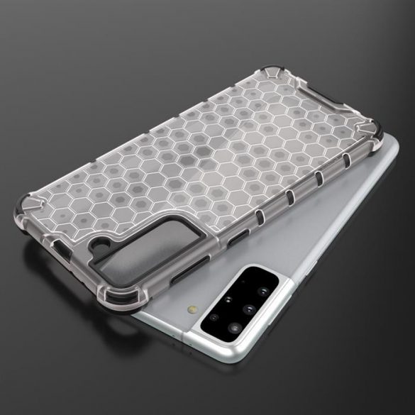 Honeycomb Husă Husă armură cu TPU Bumper pentru Samsung Galaxy S21+ 5G (S21 Plus 5G) albastru