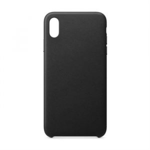 Husa din piele ECO pentru iPhone 12 mini neagra