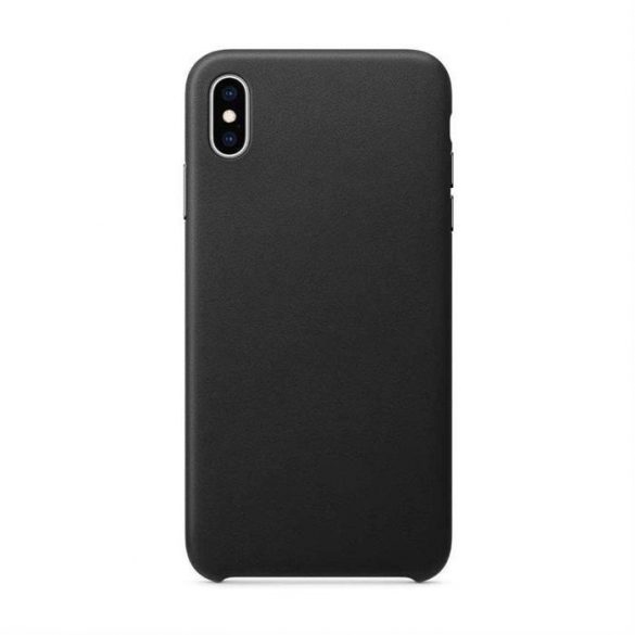 Husa din piele ECO pentru iPhone 12 mini neagra