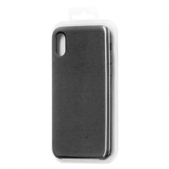 Husa din piele ECO pentru iPhone 12 mini neagra